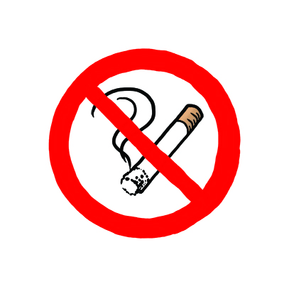 Schild: Rauchen-Verboten